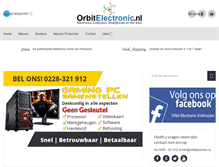 Tablet Screenshot of orbitelectronic.nl